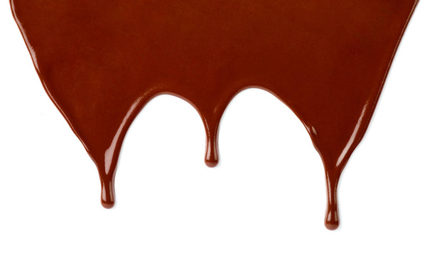 xarope de chocolate sobremesa comida doce vazamento gota
 - Foto, Imagem