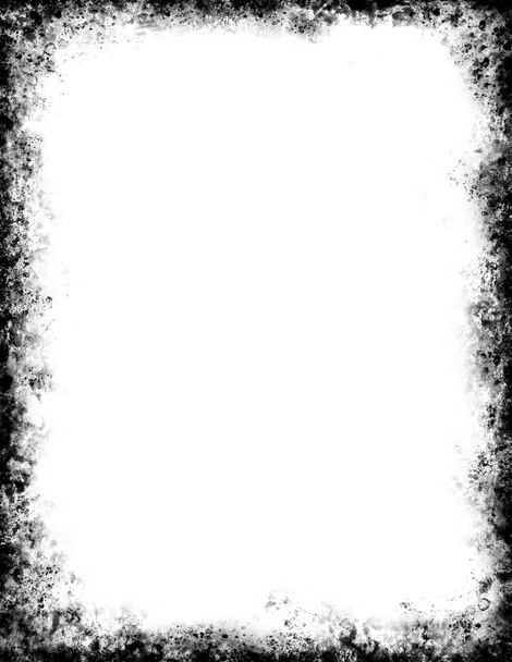 Black Grunge Frame - Photo, Image
