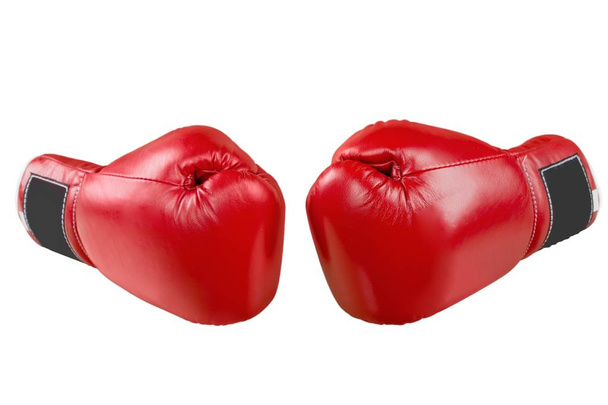Red boxing gloves - Foto, imagen