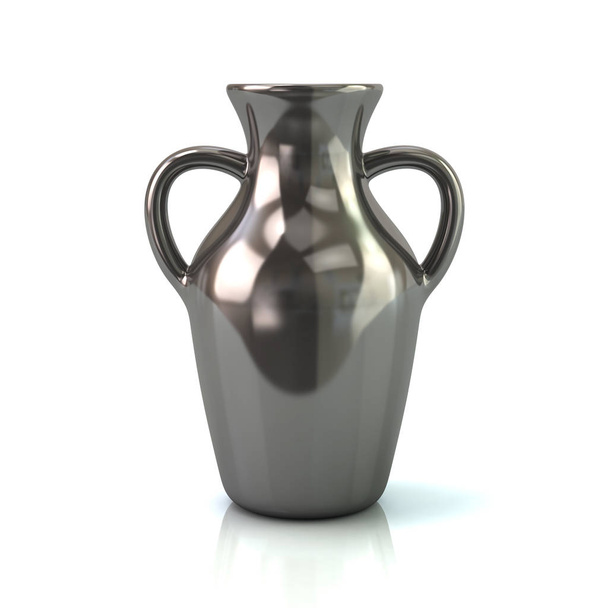 Silver amphora icon - Foto, imagen