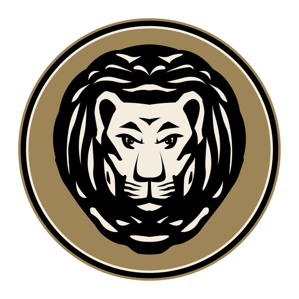 Lion head symbol - Διάνυσμα, εικόνα