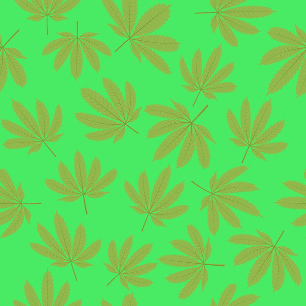 marihuana achtergrond - vectorillustratie - Vector, afbeelding