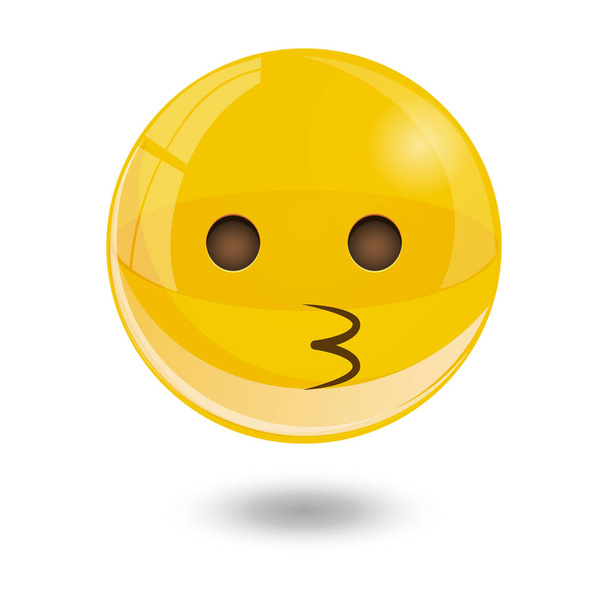 Émoticônes souriantes jaunes, emoji, illustration vectorielle
. - Vecteur, image