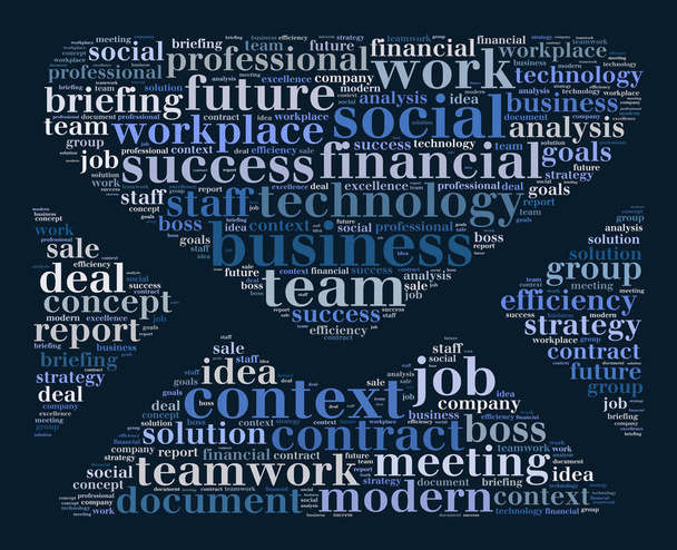 Business word cloud - Photo, Image