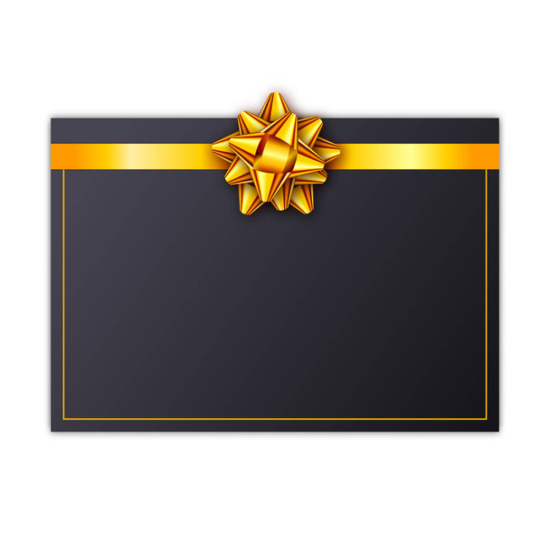 Holiday gift card - Vector, imagen