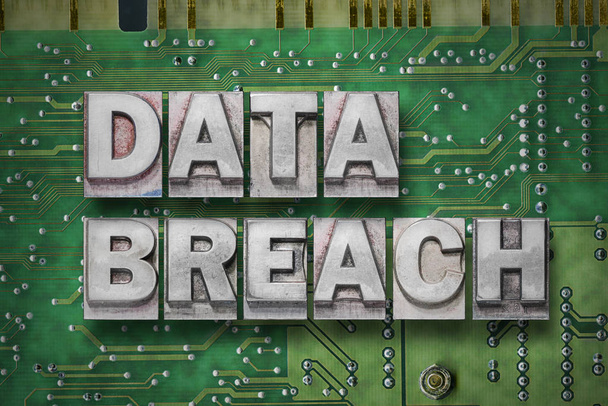data breach - pc board - Photo, Image