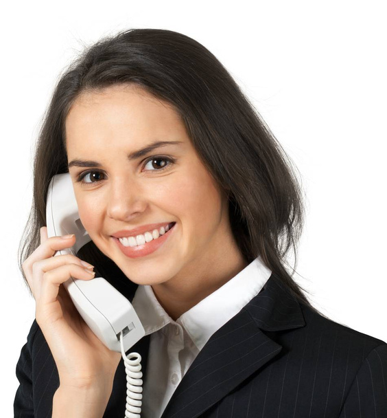 business woman using phone - Фото, изображение