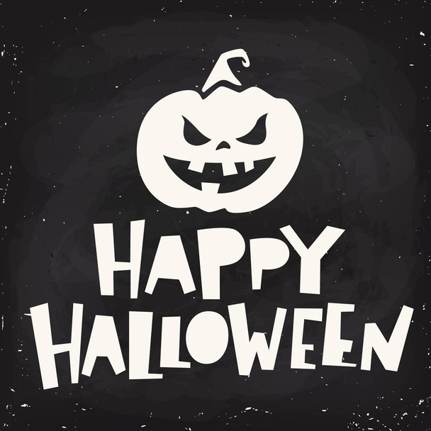 Funny Halloween poster design - Vector, Imagen