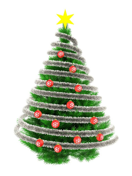 Zelený vánoční stromek  - Fotografie, Obrázek