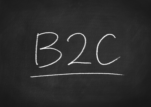 B2c koncepció szó - Fotó, kép