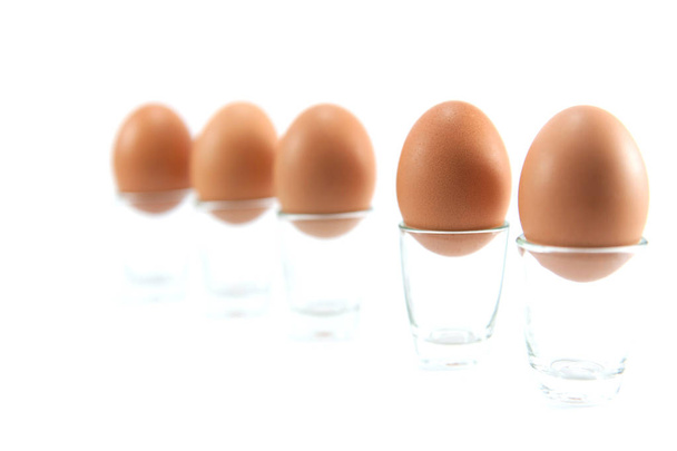 Kahverengi tavuk yumurtası - Fotoğraf, Görsel