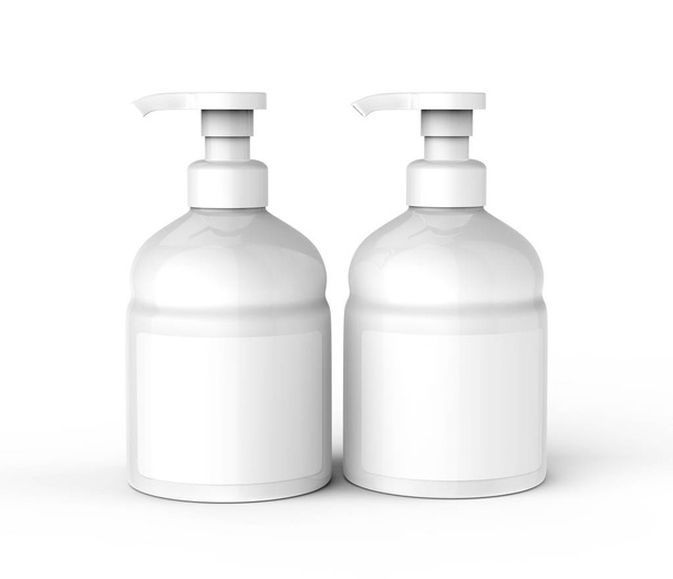 Liquid soap or lotion bottle - 写真・画像