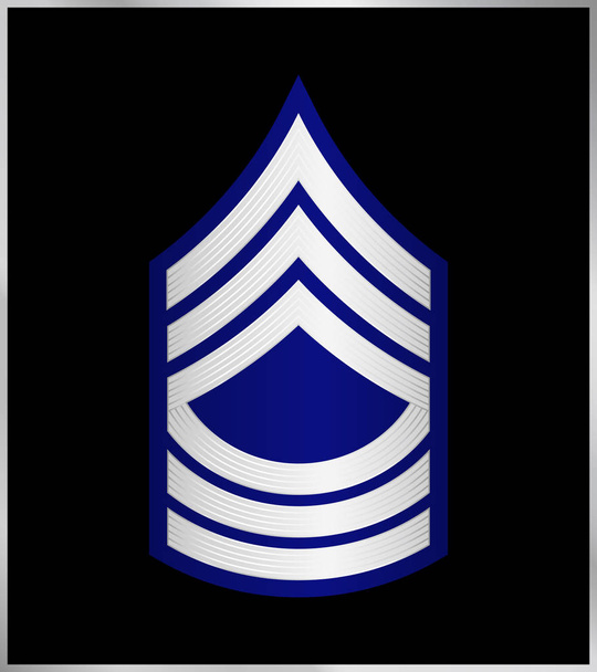 Военные звания и знаки отличия. Полоски и шевроны армии
 - Вектор,изображение