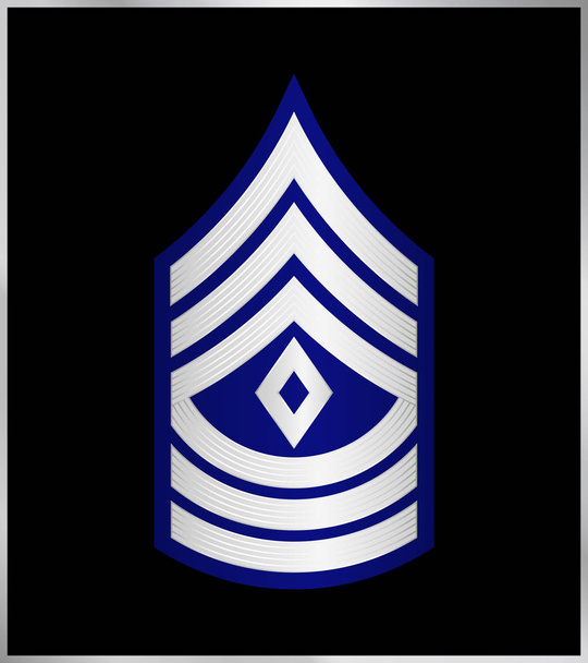 Военные звания и знаки отличия. Полоски и шевроны армии
 - Вектор,изображение