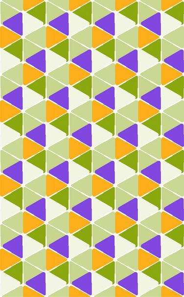 シームレスな色彩幾何学模様 - ベクター画像