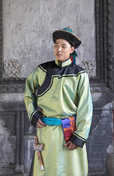 A hagyományos mongol ember - Fotó, kép