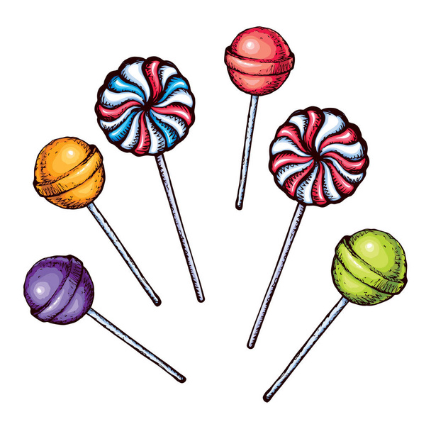 Lollipop. Vector drawing - Vector, Image