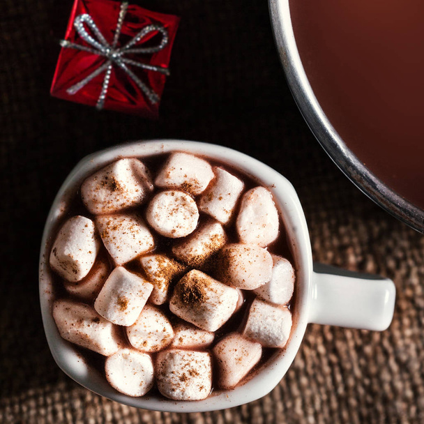  Hot Chocolate with marshmallows - Фото, изображение