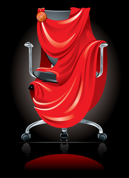 stoel van het Bureau - Vector, afbeelding