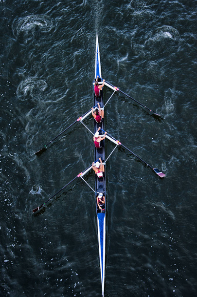 Women's Crew Team in Competition - Photo, Image