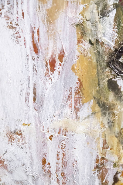 Abstract painting detail texture background with brushstrokes - Valokuva, kuva