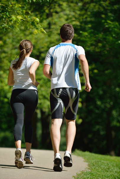 couple jogging - Zdjęcie, obraz