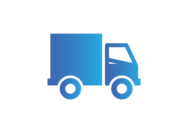 Логотип грузовика доставки
 - Вектор,изображение