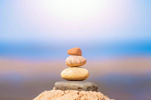 Pile of balanced stones - Photo, Image