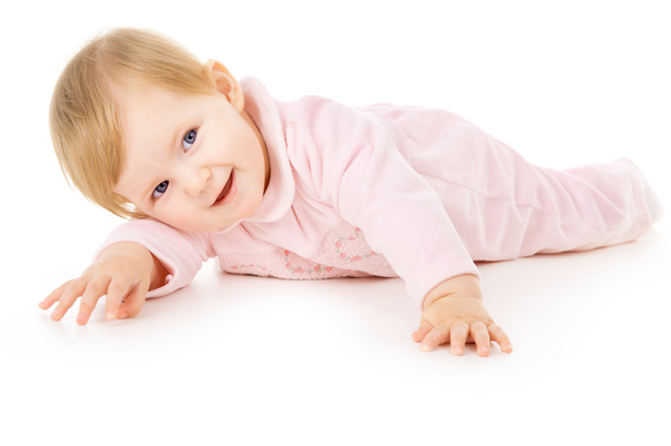 beautiful little baby learns to crawl - Photo, Image