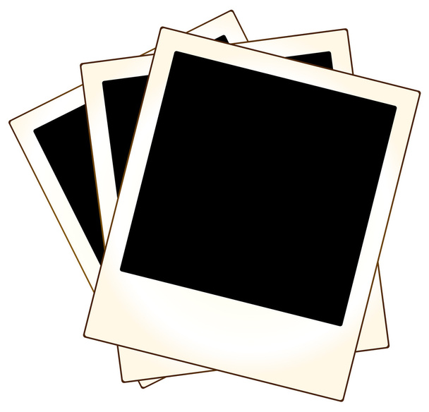 Polaroid photo frames - Vector, Image