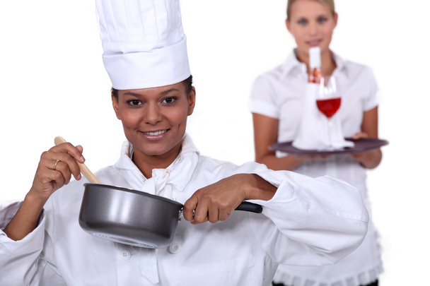 een chef-kok is niet langer alleen voor mannen. - Foto, afbeelding