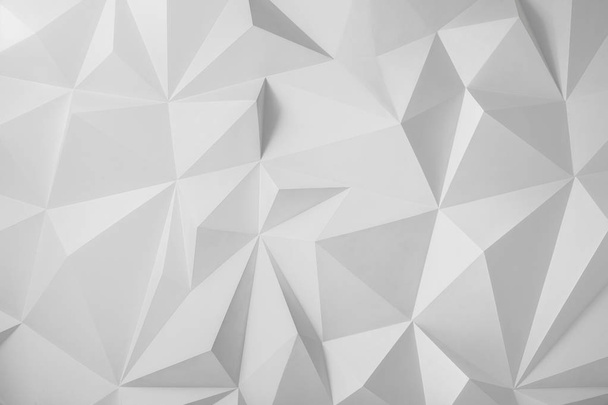 Fond abstrait de polygones sur fond blanc
. - Photo, image