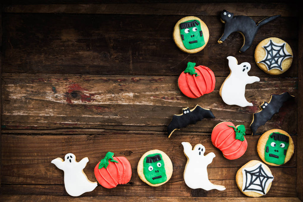 Domácí vynikající perník sušenky pro Halloween - Fotografie, Obrázek