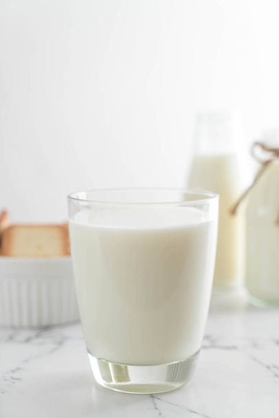 glass of fresh milk - Фото, изображение