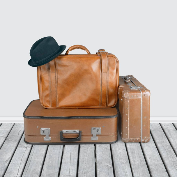 Stack of Old suitcases - Photo, Image