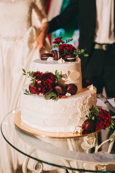 Beautiful wedding cake - Valokuva, kuva