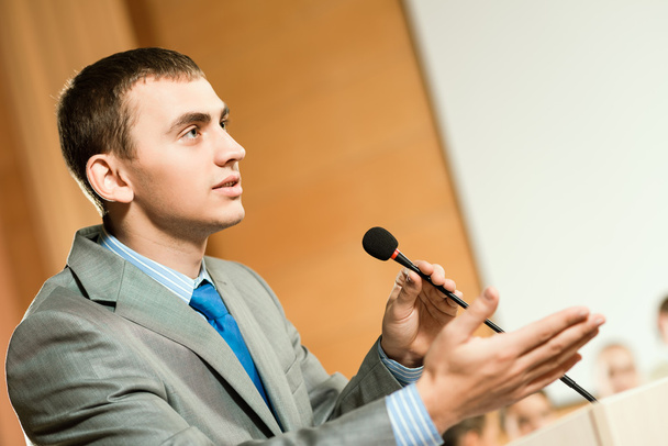 Male speaker - Foto, imagen