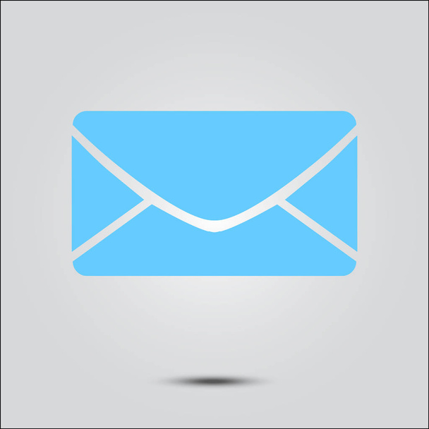 Flat mail icon. - Vector, afbeelding