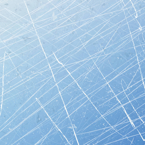 Textures blue ice. Ice rink. Vector illustration background. - Vector, Image