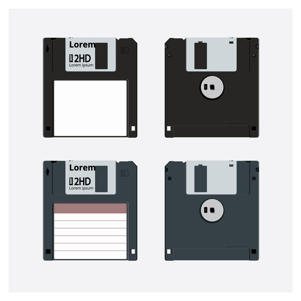 Floppy disk Illustrazione vettoriale realistica
 - Vettoriali, immagini