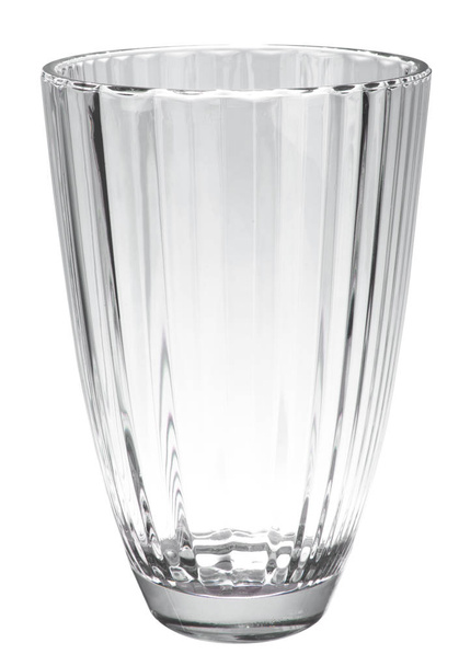 Hermoso jarrón de cristal de lujo aislado sobre fondo blanco
 - Foto, Imagen