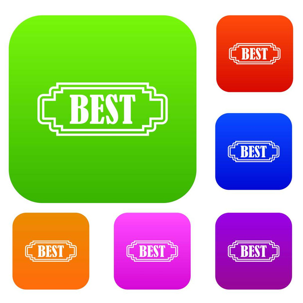 Best rectangle label set collection - Vector, Image
