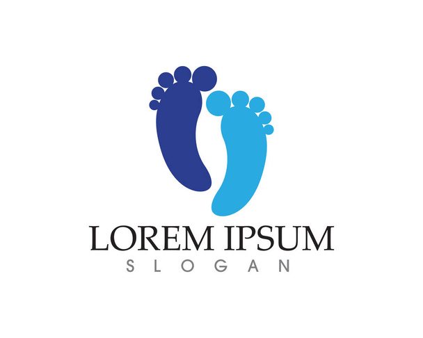 foot Logo Template symbols - Vector, Image