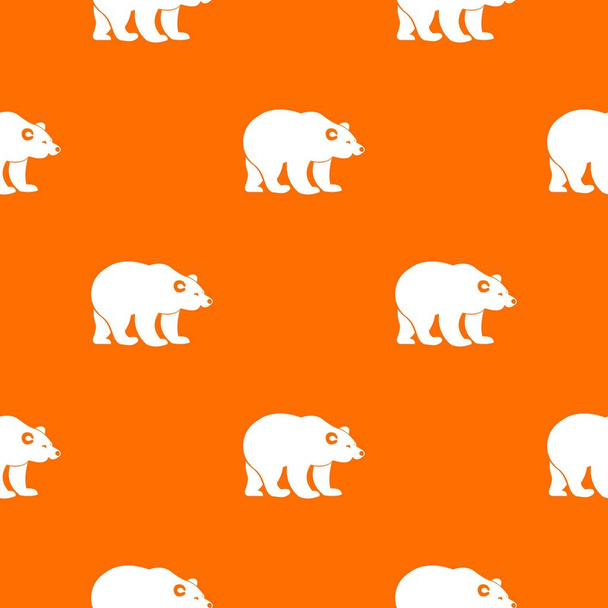 Bear pattern seamless - Wektor, obraz