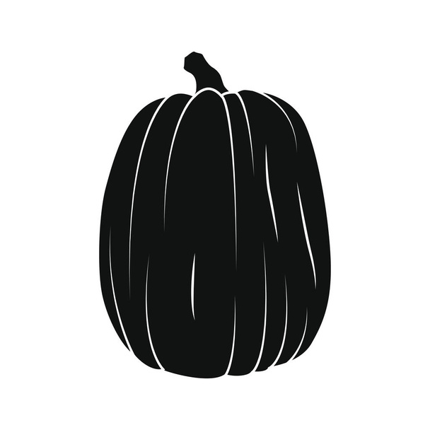 Pumpkin icon in simple style - Vector, imagen