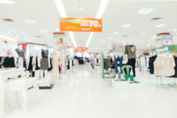 Absztrakt blur bokeh és a defocused bevásárlóközpont - Fotó, kép