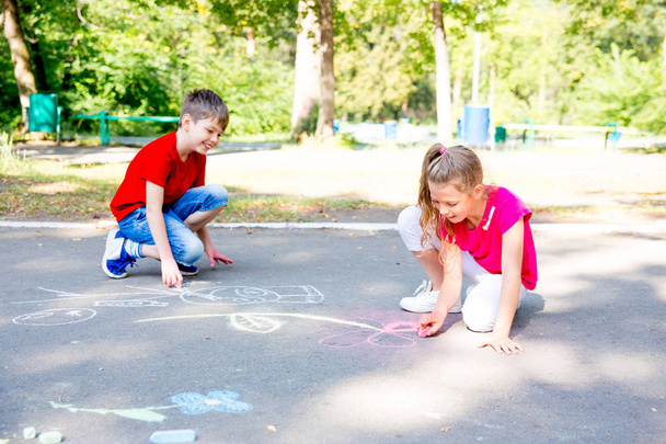 Kids on playground - Фото, изображение