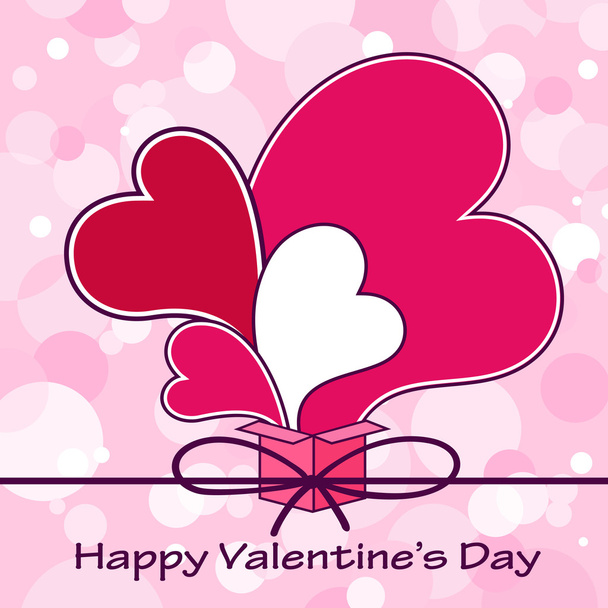 Valentine's day hearts. - Vector, Imagen