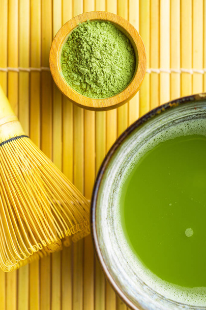 Green matcha tea. - Fotó, kép