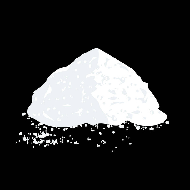 Pila de sal o azúcar
 - Vector, imagen